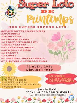 Image du loto Loto de printemps