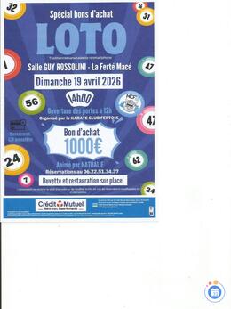 Image du loto Loto karate club