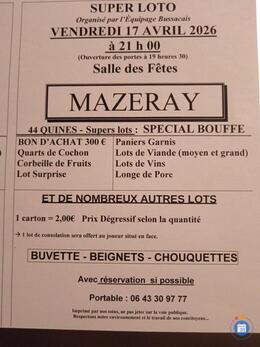 Image du loto LOTO 'SPECIAL BOUFFE' Equipage Bussacais