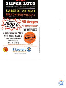 Image du loto Super loto animé par animloto35 bernard