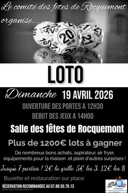 Image du loto Loto du comité des fêtes