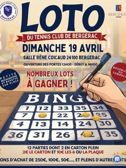 Image du loto Loto du Tennis Club Bergerac