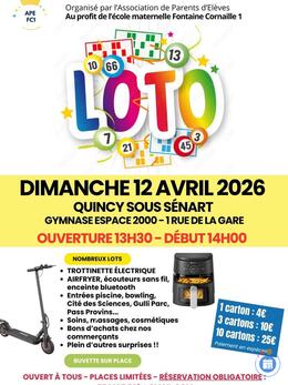 Image du loto Loto des parents d'élèves FC1