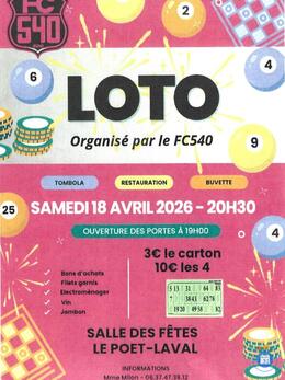 Image du loto Loto du FC 540