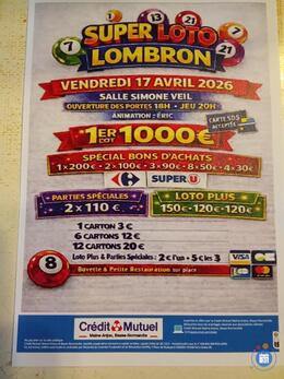 Image du loto Super loto org G M animé par Eric