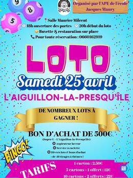 Image du loto Loto A.P.E école Jacques MAURY