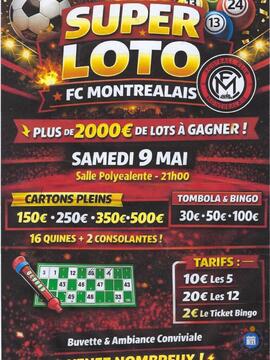 Image du loto Super loto du FC MONTREALAIS