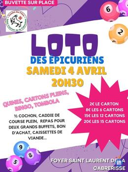 Image du loto Loto des épicuriens