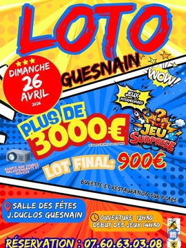 Image du loto Loto des Secouristes Croix Blanche