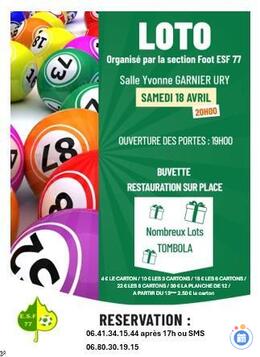 Image du loto Super loto section foot esf 77