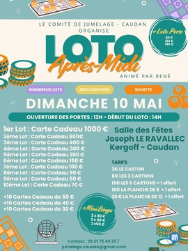 Image du loto Loto Après Midi animé par René