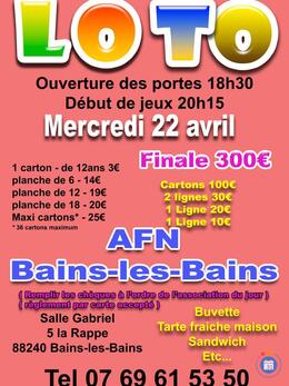 Image du loto AFN Bains-les-Bains
