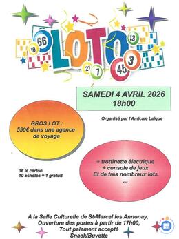 Image du loto Loto de l'Amicale Laïque
