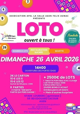 Image du loto Loto Apel Félix Aunac Agen