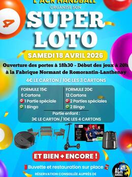 Image du loto Super loto hand ball romo anime par philippe animation