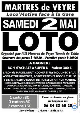 Image du loto Loto du Tennis de Table