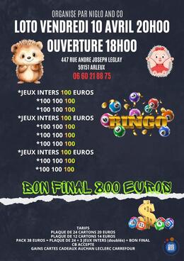 Image du loto LOTO BY NIGHT TOUT A 100 EUROS