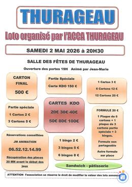 Image du loto ACCA THURAGEAU animé par jean -marie