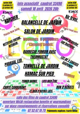 Image du loto Grand loto de printemps