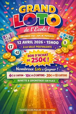 Image du loto Loto de l’école de Puycelsi