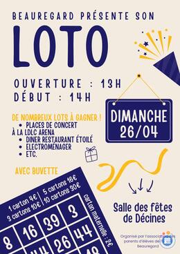 Image du loto Loto de l'APE Beauregard