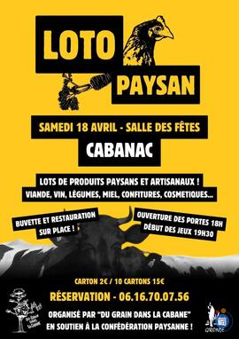 Image du loto Loto paysan