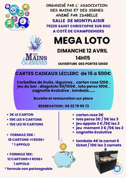 Image du loto super loto associations des mains et des signes