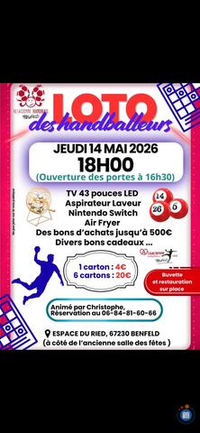 Image du loto LOTO HANDBALL CLUB BENFELD ANIME PAR CHRISTOPHE