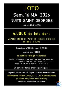 Image du loto Loto Les Amis des Tangos