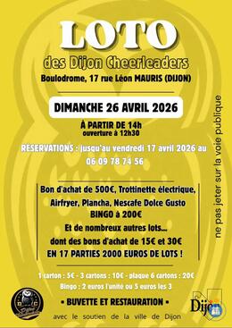 Image du loto LOTO des Dijon Cheerleaders