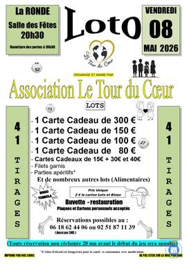 Image du loto loto de L'Association Le Tour du Cœur