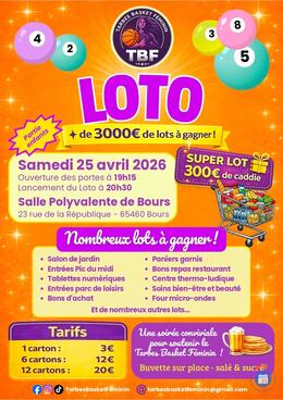 Image du loto Loto Tarbes basket féminin