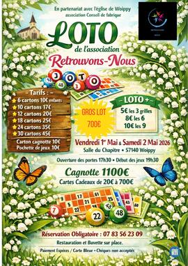 Image du loto Loto de mai