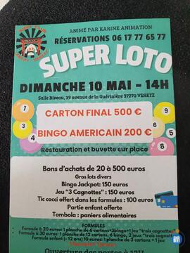 Image du loto LOTO POUR JUDO CLUB DE VERETZ ANIMÉ PAR KARINE