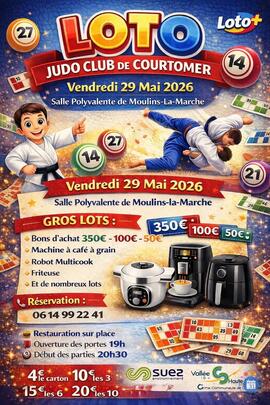 Image du loto loto judo club de courtomer
