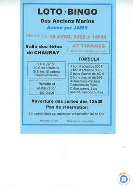 Image du loto loto- bingo ASS AMMAC avec JAMY 47 tirages