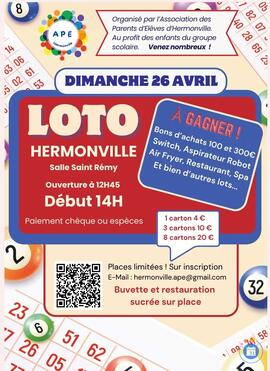 Image du loto Grand Loto de l'association de parents d'élèves