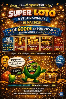 Image du loto Super loto sans démarque 56 parties