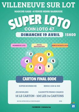 Affiche du loto Super Loto du COIN LOTO 47