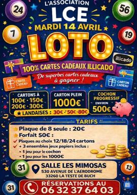Image du loto Super loto bon d’achats illicado
