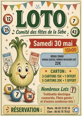 Affiche du loto Loto repas