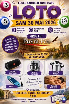 Image du loto Loto Ecole Sainte Jeanne d'Arc