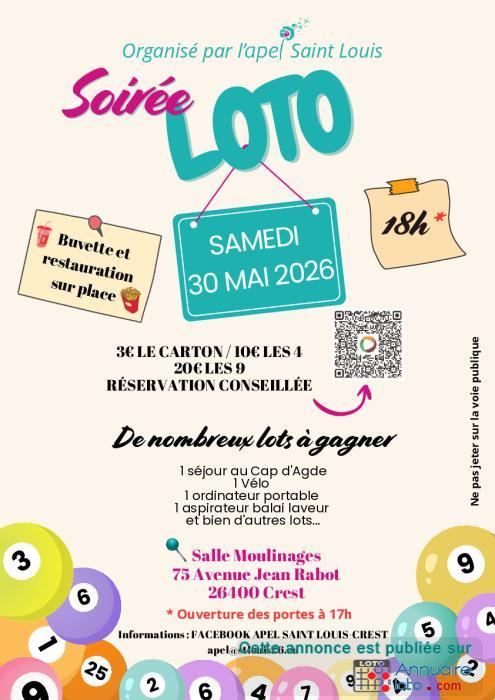 Affiche du loto Super Loto de St Louis