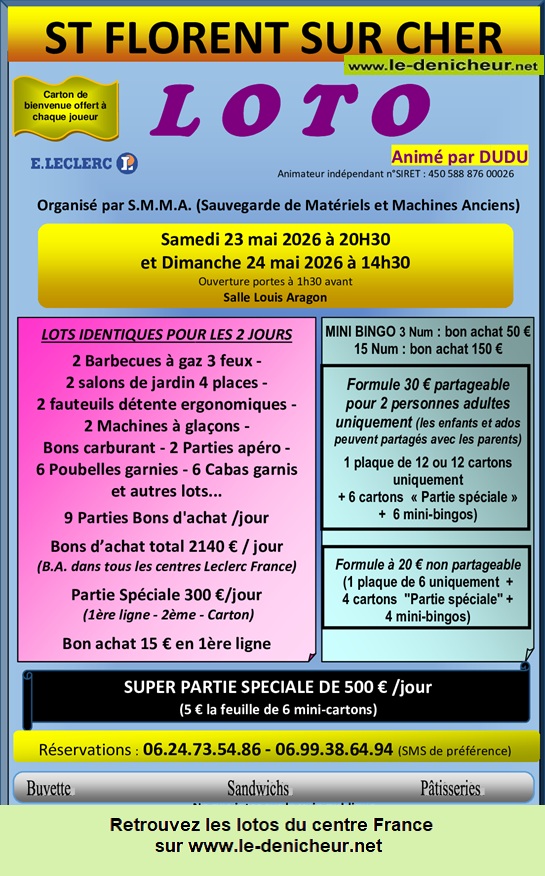 Affiche du loto Loto de S.M.M.A. *