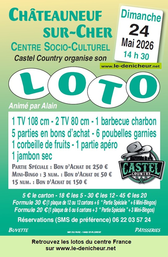 Affiche du loto Loto de Castel Country *