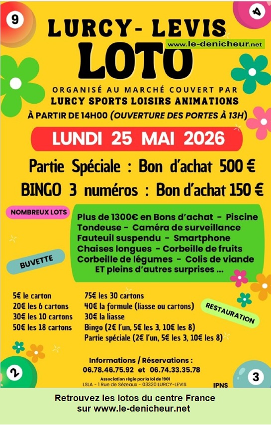 Affiche du loto Loto de LSLA °