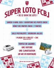 Affiche du loto FCBJ // FOOTBALL CLUB BOURGOIN JALLIEU
