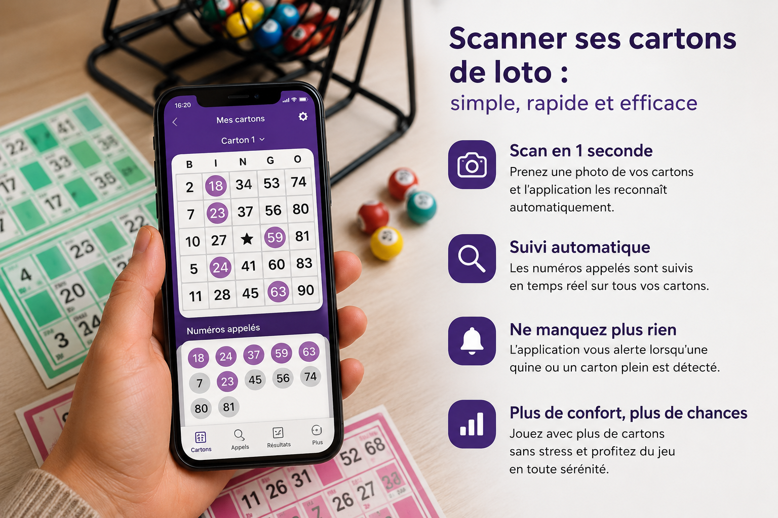 Pourquoi utiliser une application pour scanner ses cartons de loto ?