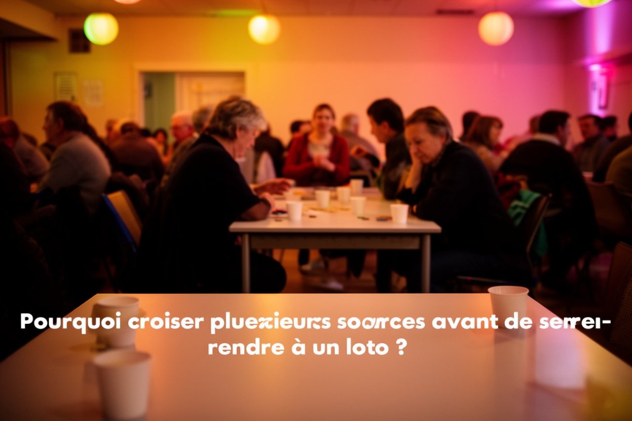 Pourquoi croiser plusieurs sources avant de se rendre à un loto ?